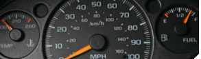 photo of an automobile dashboard